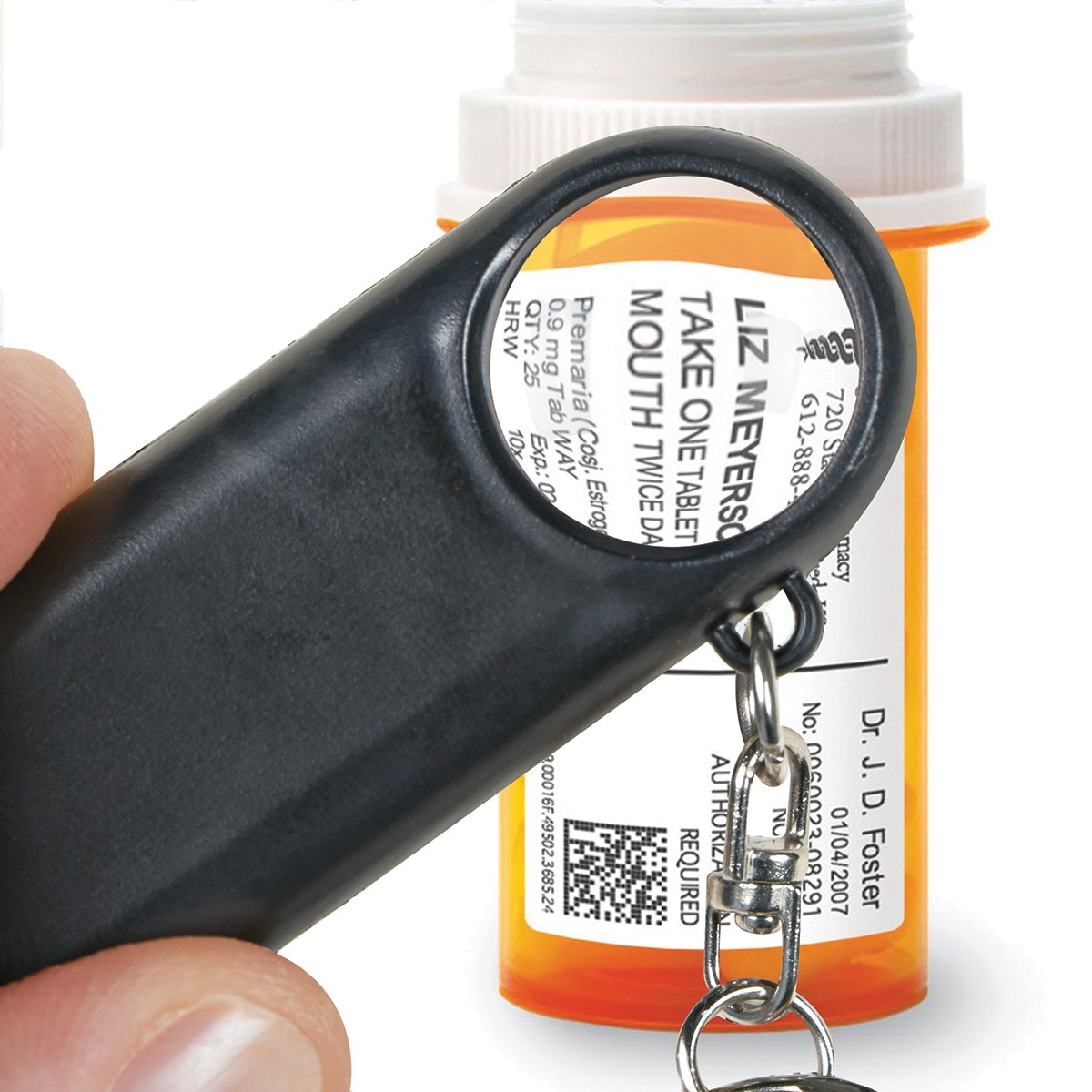 Picture of Magnifier And Led Light Key Chain