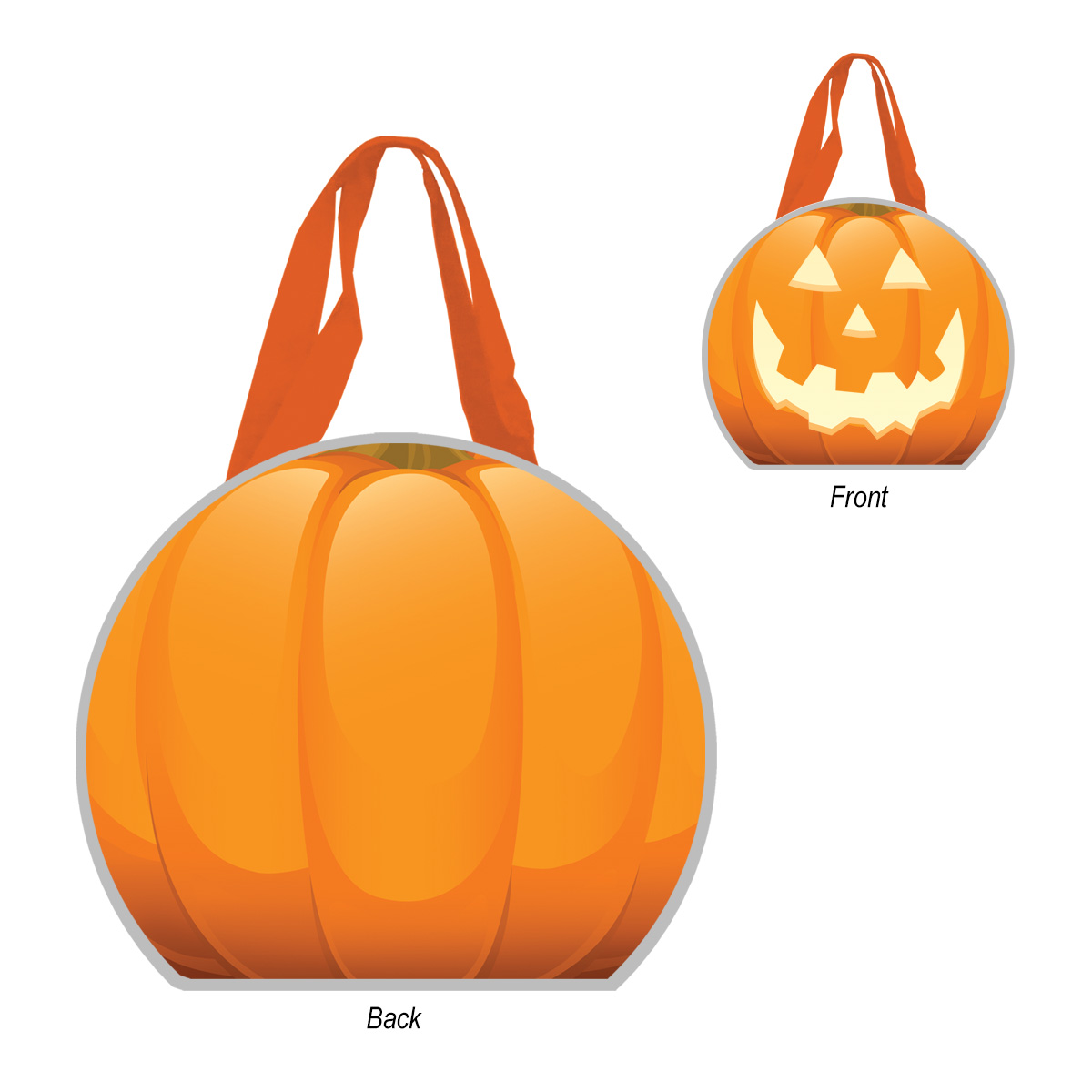 Picture of Reflective Halloween Pumpkin Tote Bag