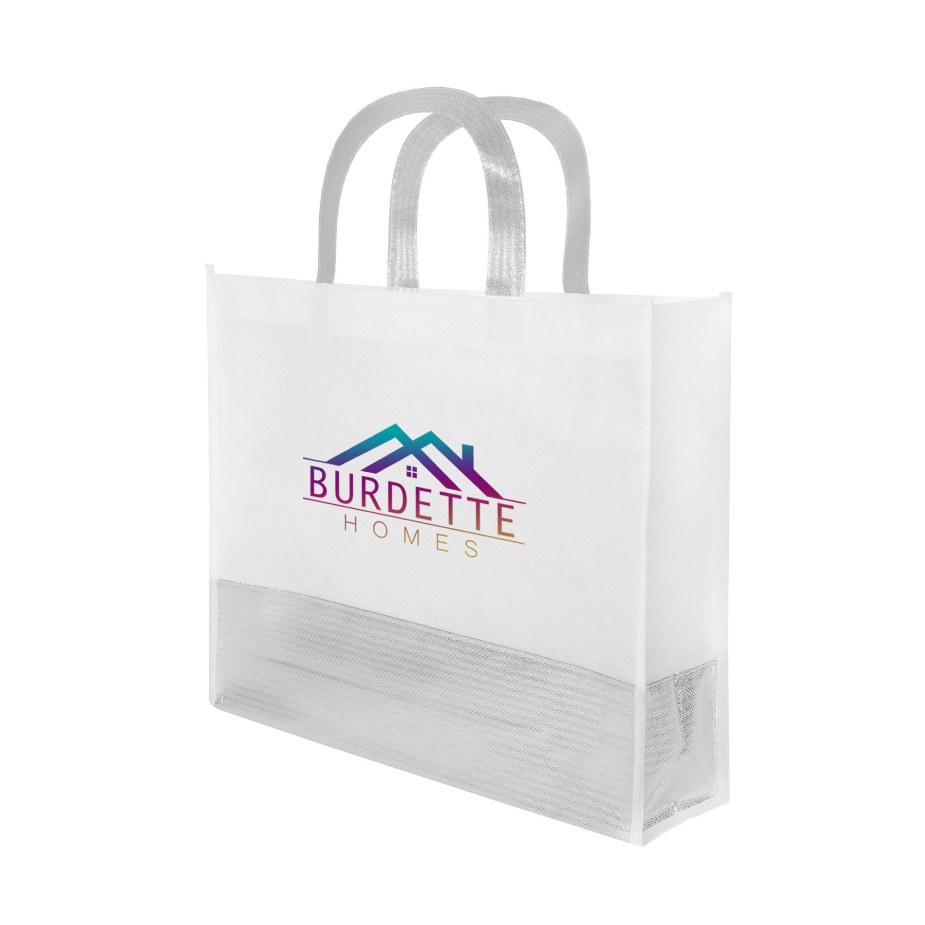 Picture of Flair Metallic Accent Non-woven Tote Bag