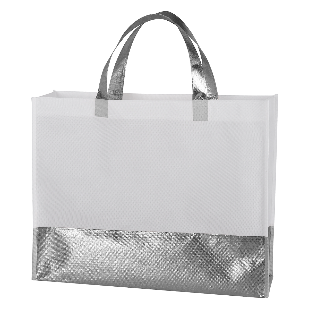 Picture of Flair Metallic Accent Non-woven Tote Bag