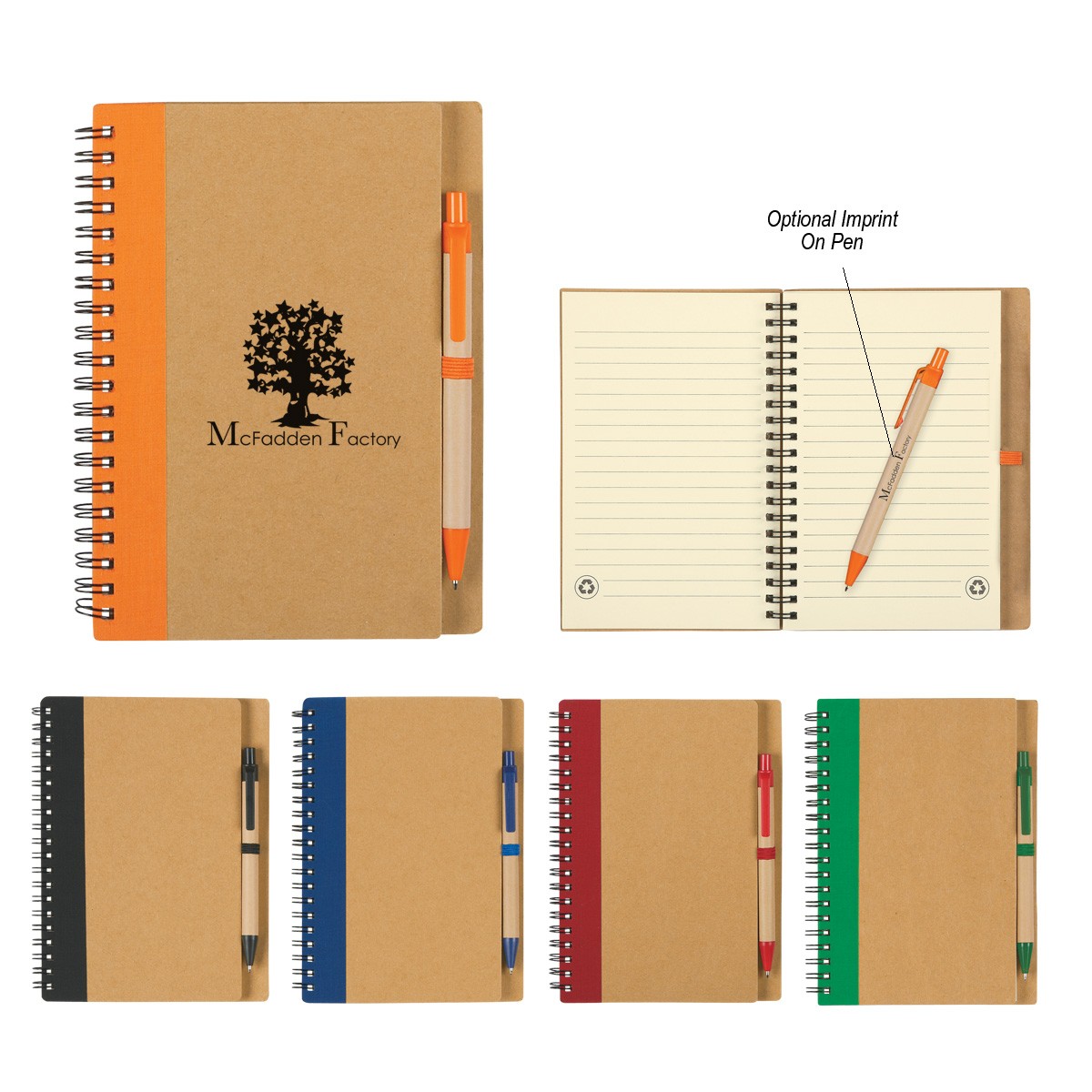 Picture of Eco-inspired Spiral Notebook & Pen