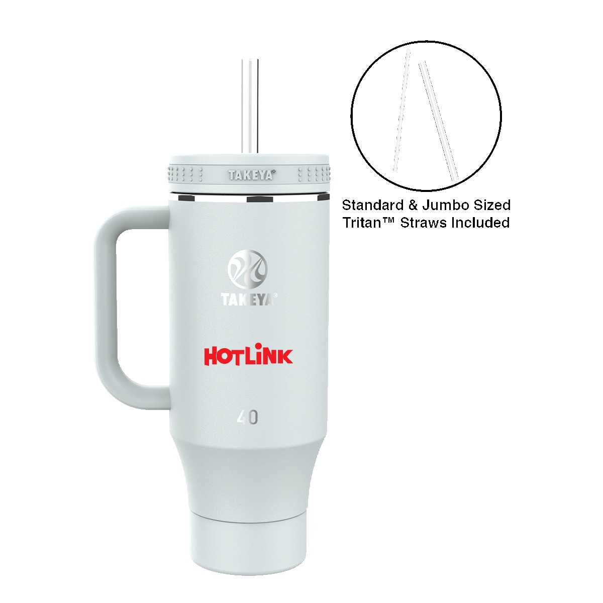 Picture of Takeya® 40 oz. Straw Tumbler with Handle