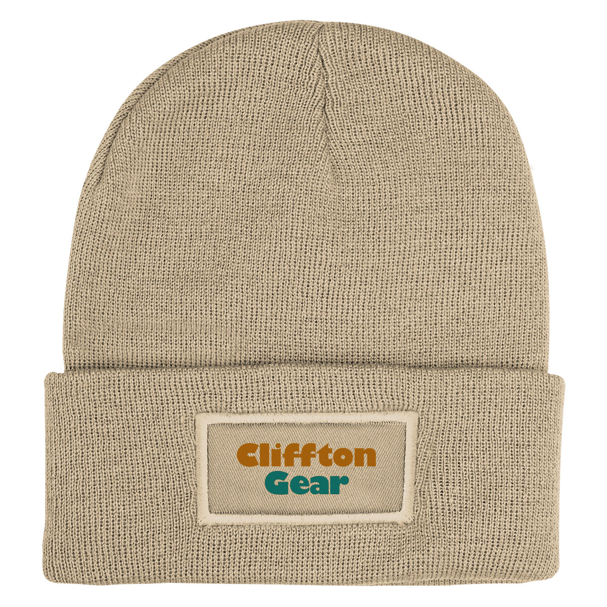 Picture of Patch Rpet Knit Beanie With Cuff