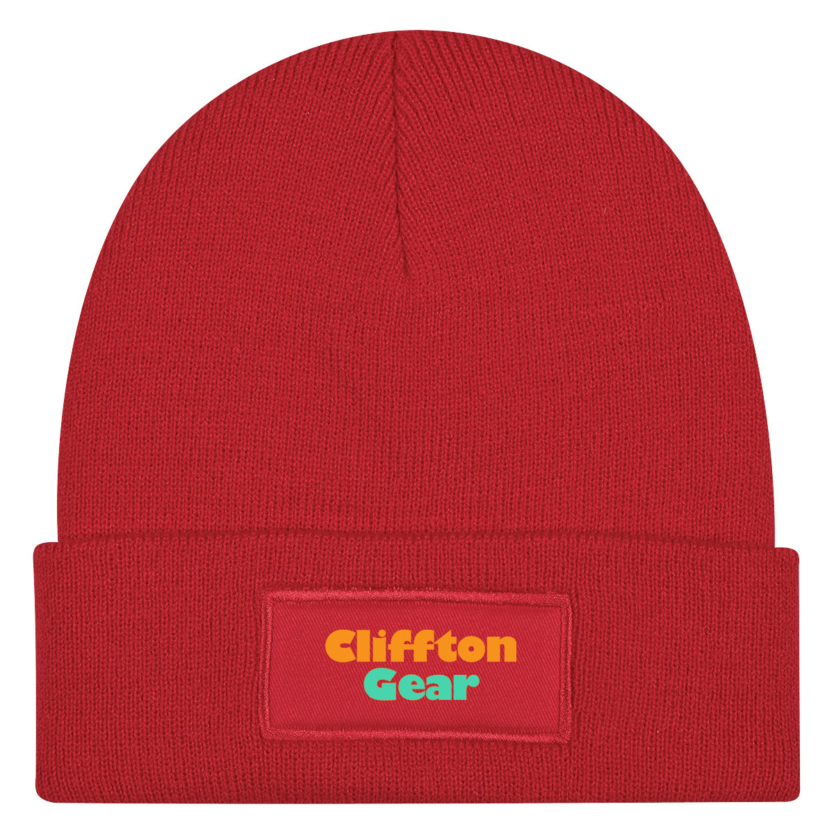 Picture of Patch Rpet Knit Beanie With Cuff