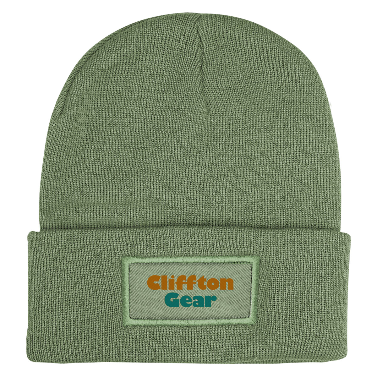 Picture of Patch Rpet Knit Beanie With Cuff