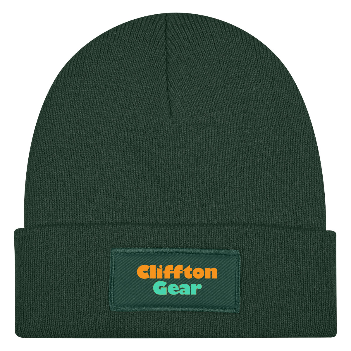 Picture of Patch Rpet Knit Beanie With Cuff