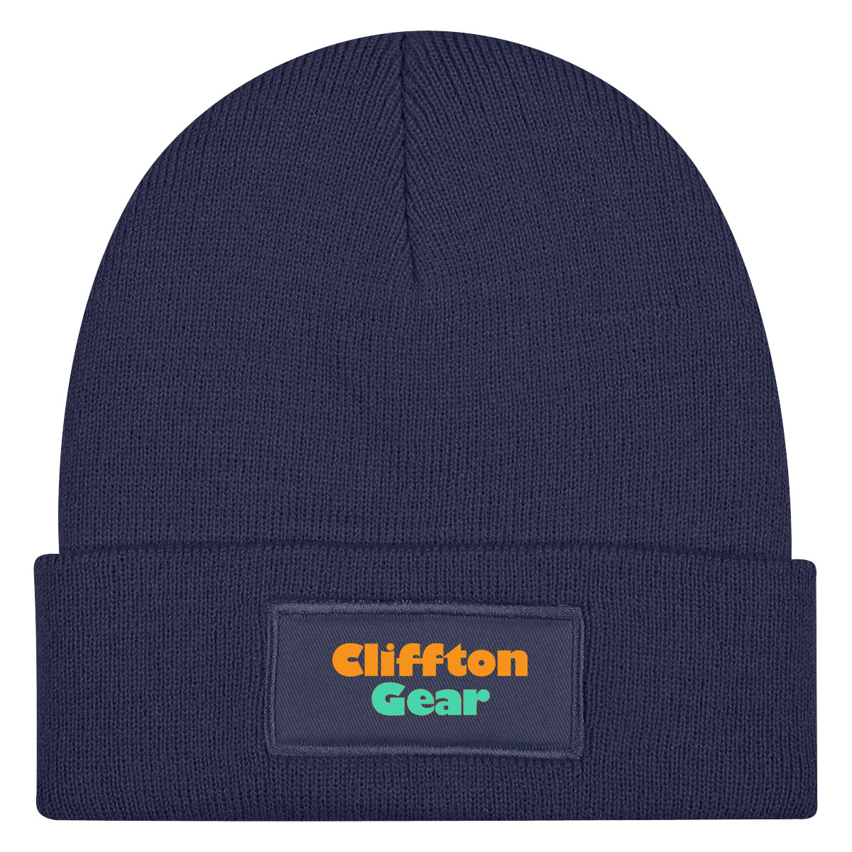 Picture of Patch Rpet Knit Beanie With Cuff
