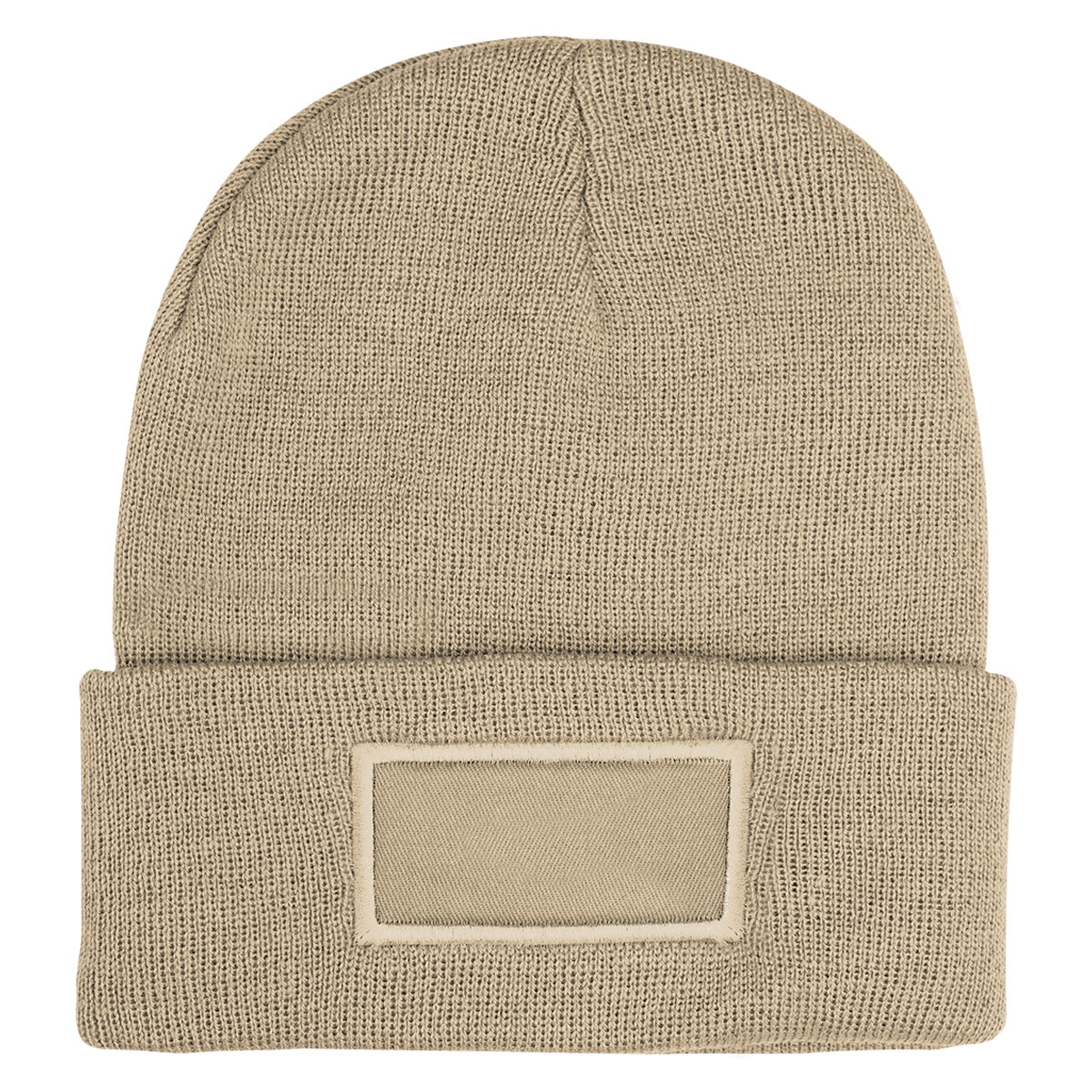 Picture of Patch Rpet Knit Beanie With Cuff