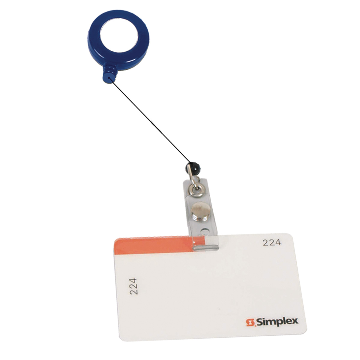 Picture of Retractable Badge Holder With Laminated Label