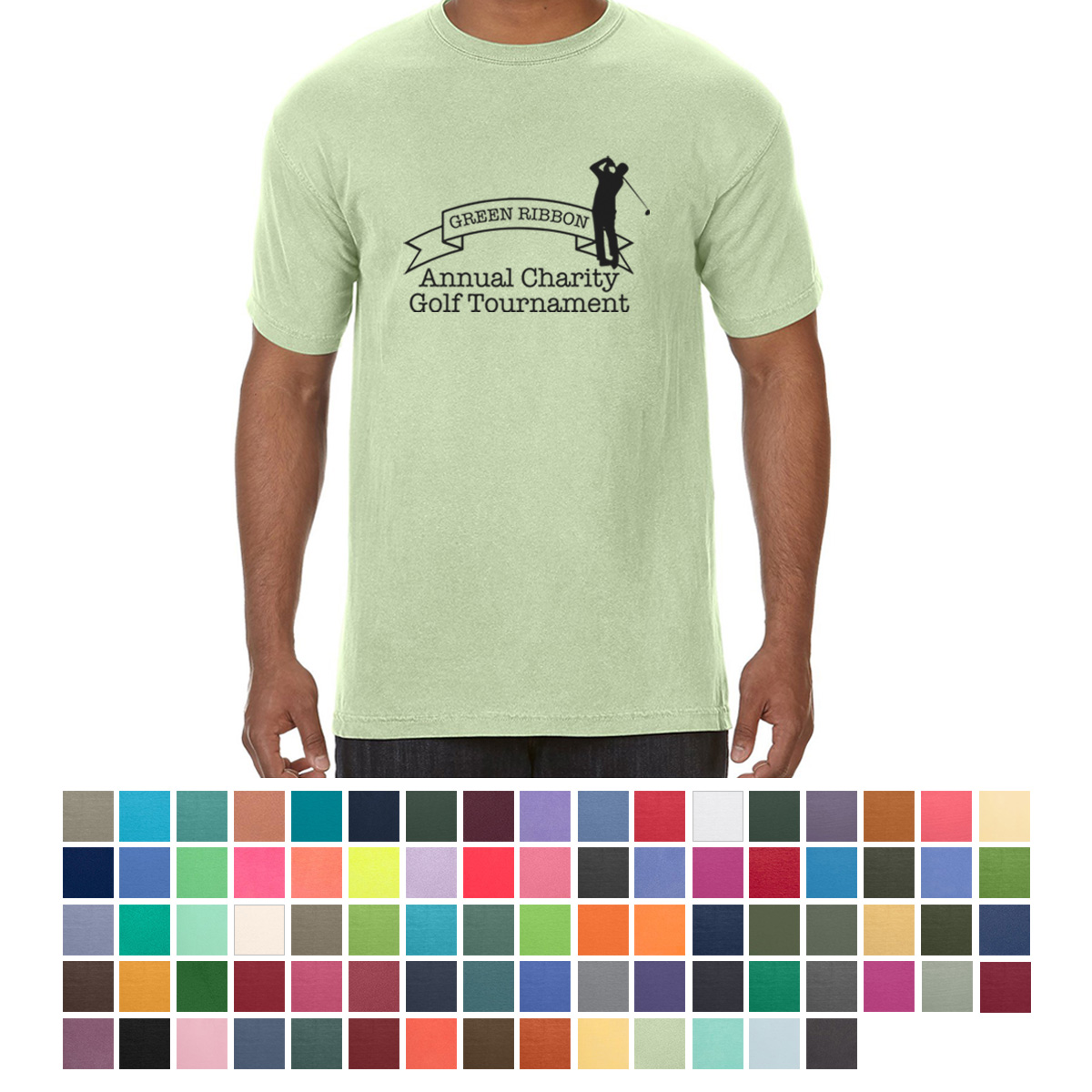 Picture of Comfort Colors - Garment Dyed Heavyweight Ringspun Short Sleeve Shirt