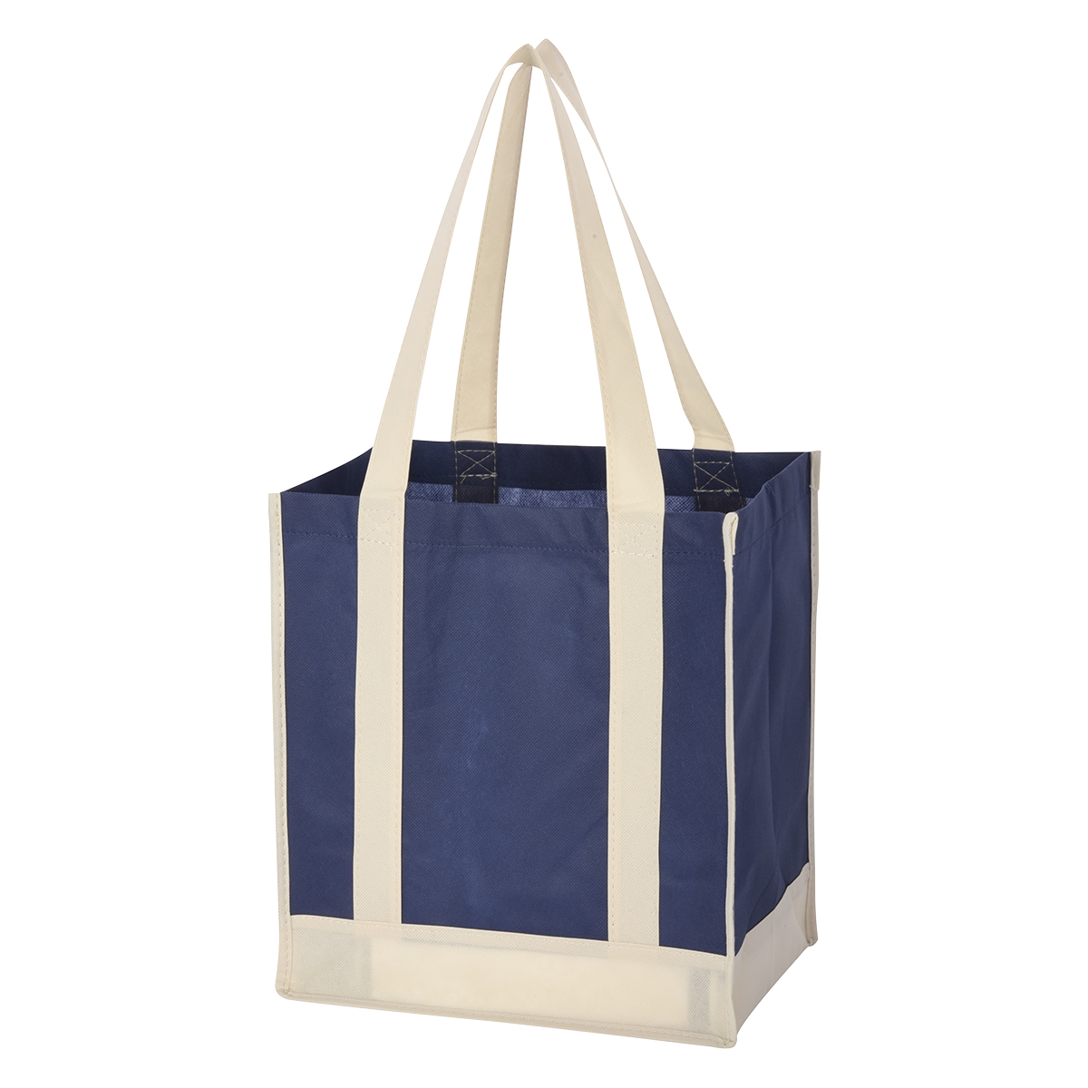 Picture of Non-woven Two-tone Shopper Tote Bag