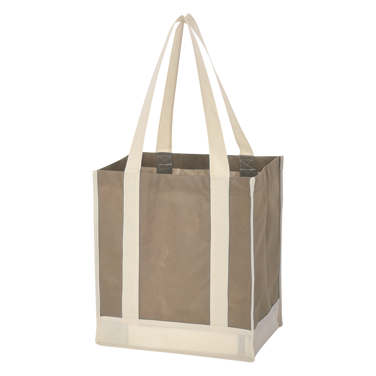 Picture of Non-woven Two-tone Shopper Tote Bag
