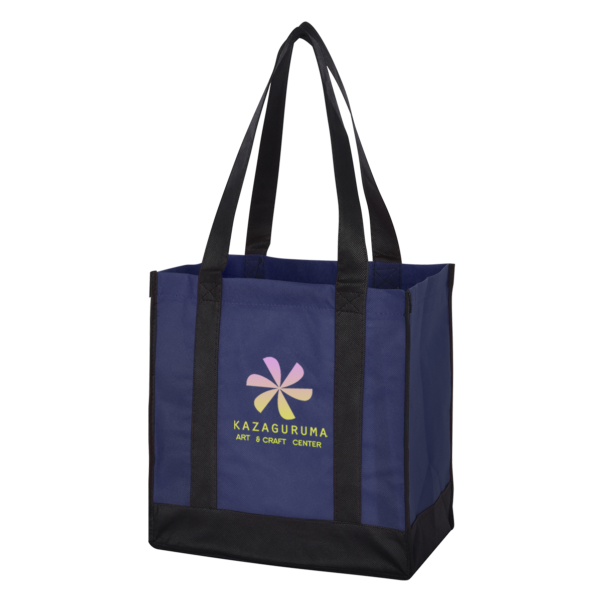 Picture of Non-woven Two-tone Shopper Tote Bag