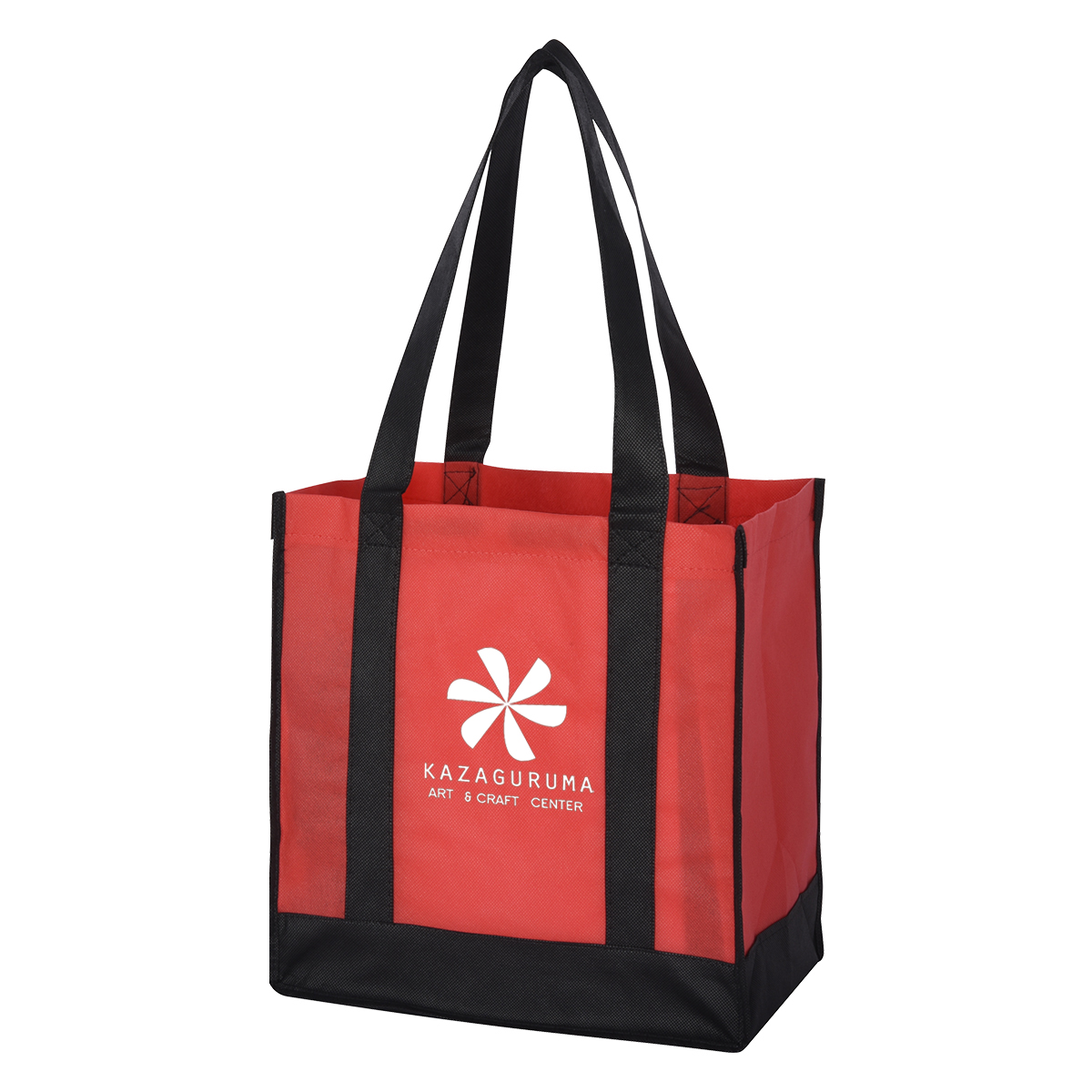 Picture of Non-woven Two-tone Shopper Tote Bag