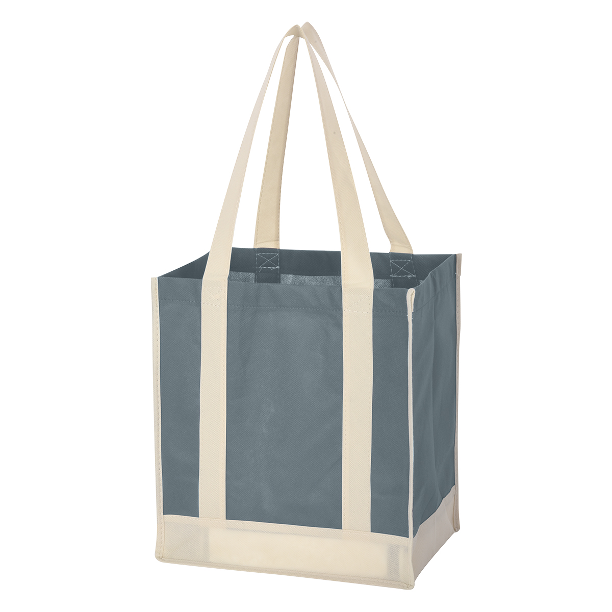 Picture of Non-woven Two-tone Shopper Tote Bag