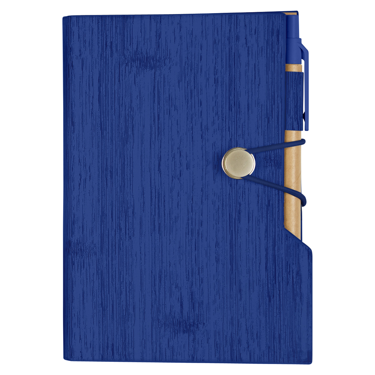 Picture of Woodgrain Look Notebook With Sticky Notes And Flags