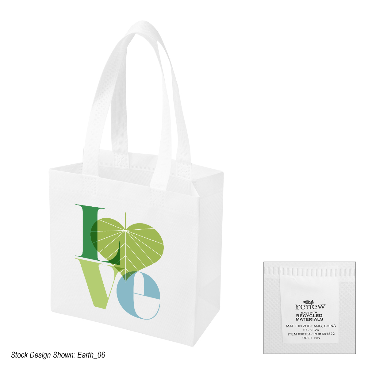 Picture of Rowan Rpet Non-woven Shopper Tote Bag