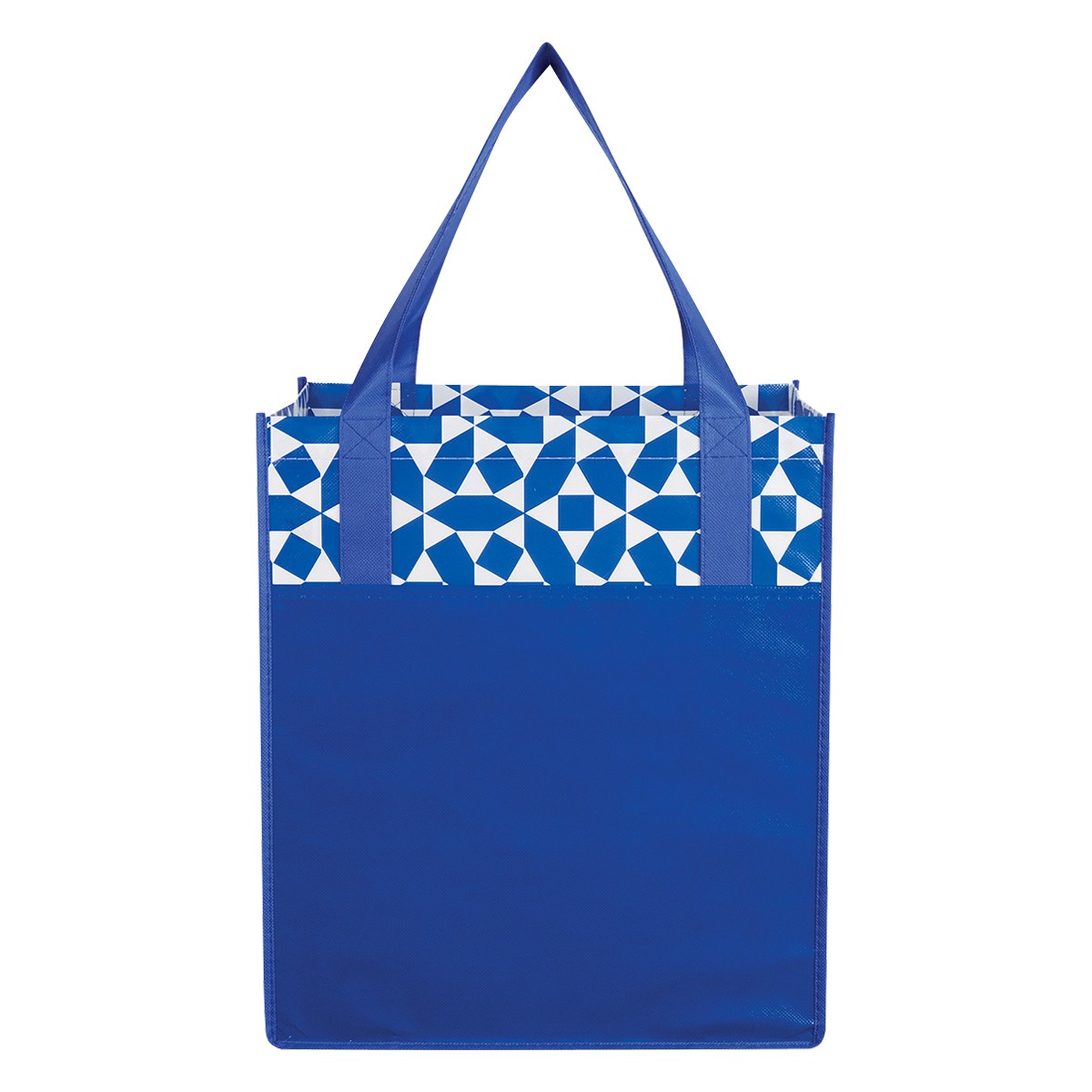 Picture of Non-woven Geometric Shopping Tote Bag