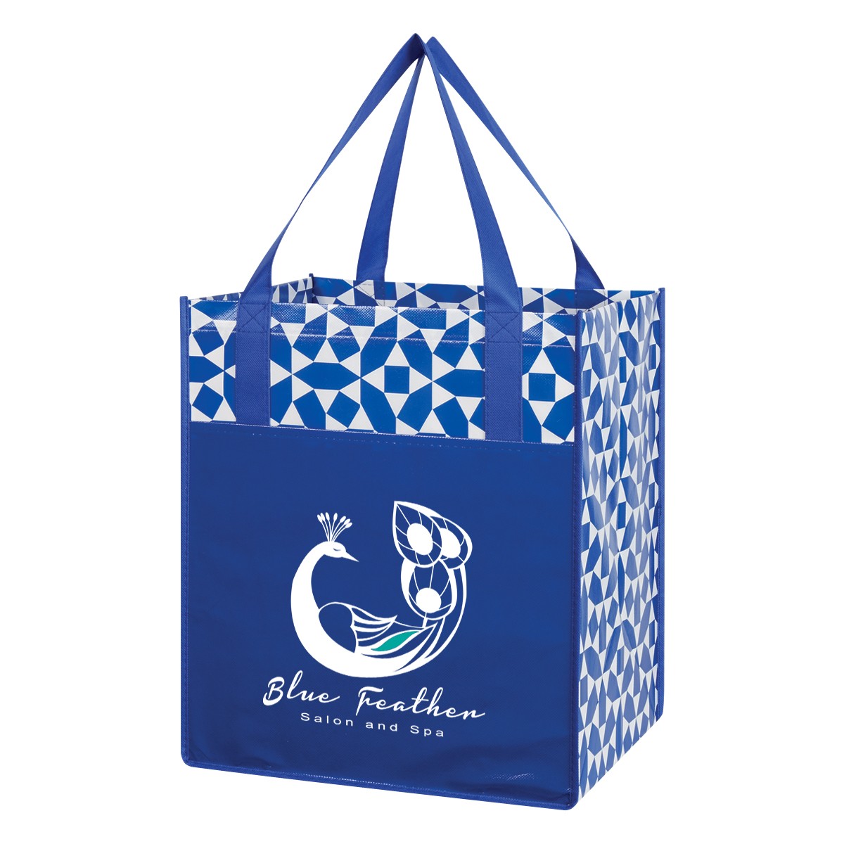 Picture of Non-woven Geometric Shopping Tote Bag