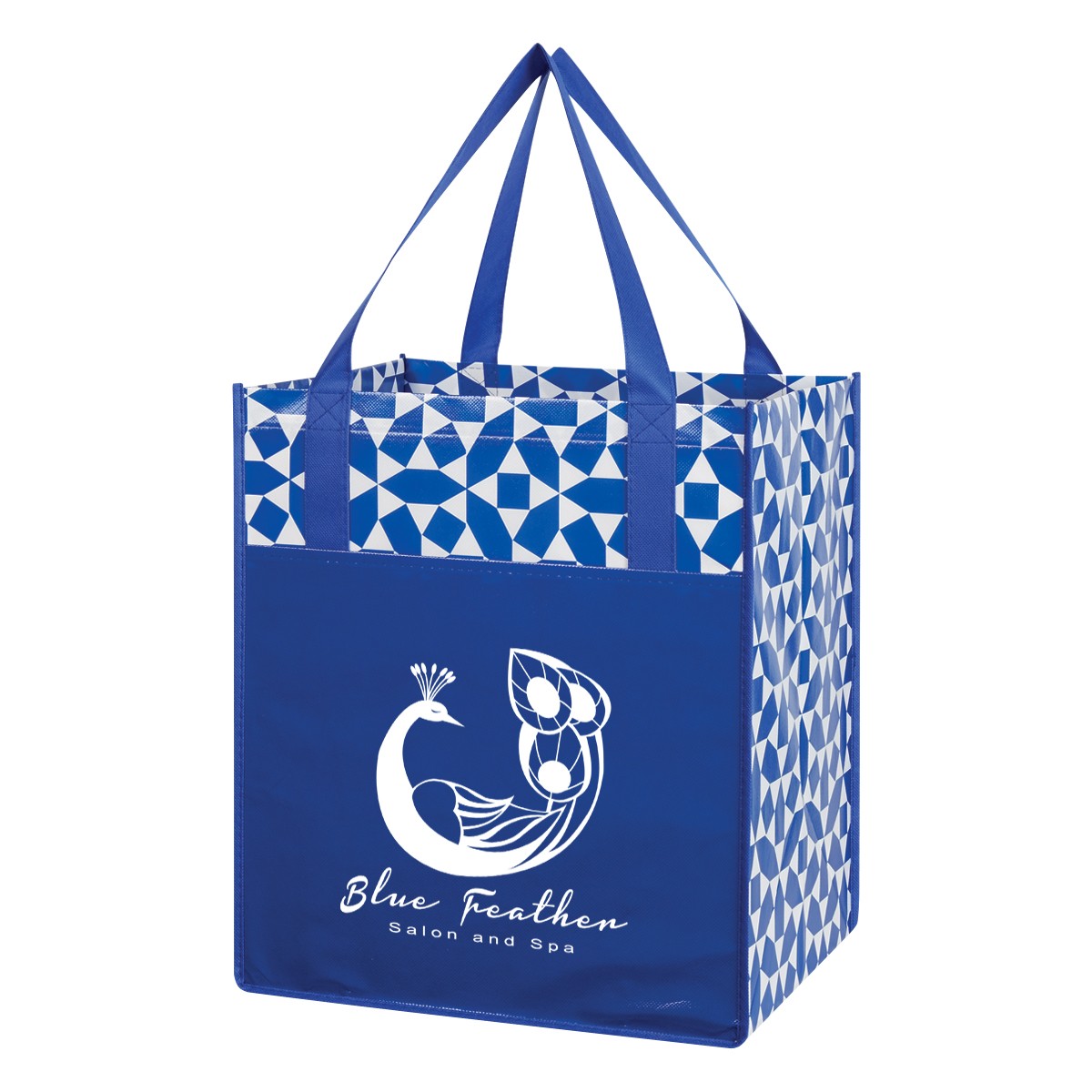 Picture of Non-woven Geometric Shopping Tote Bag