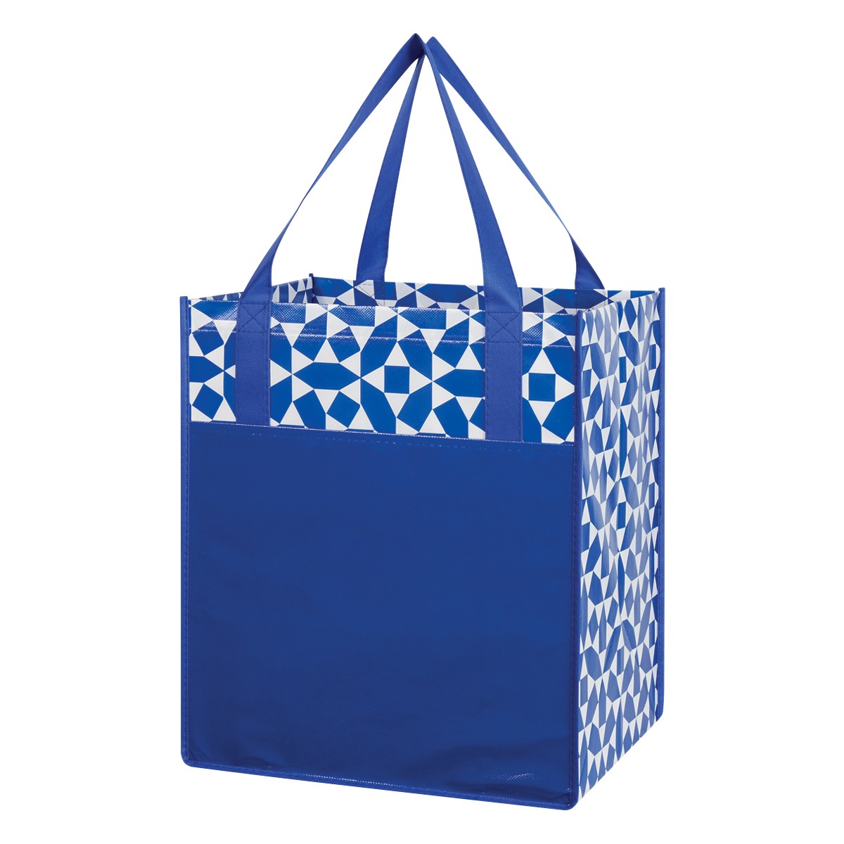 Picture of Non-woven Geometric Shopping Tote Bag