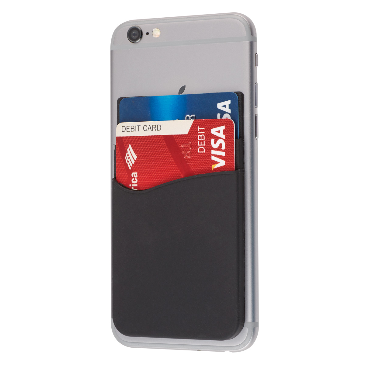 Picture of Dual Pocket Silicone Phone Wallet