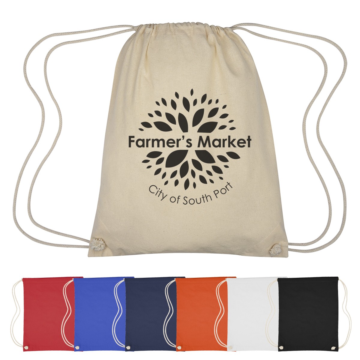Picture of Cooper Cotton Drawstring Bag