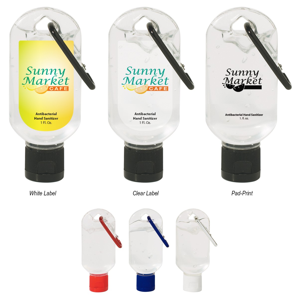 Picture of 1 Oz. Hand Sanitizer With Carabiner