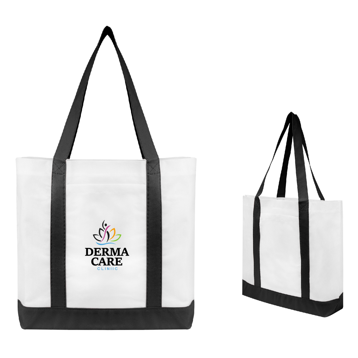 Picture of Non-woven Tote Bag With Trim Colors
