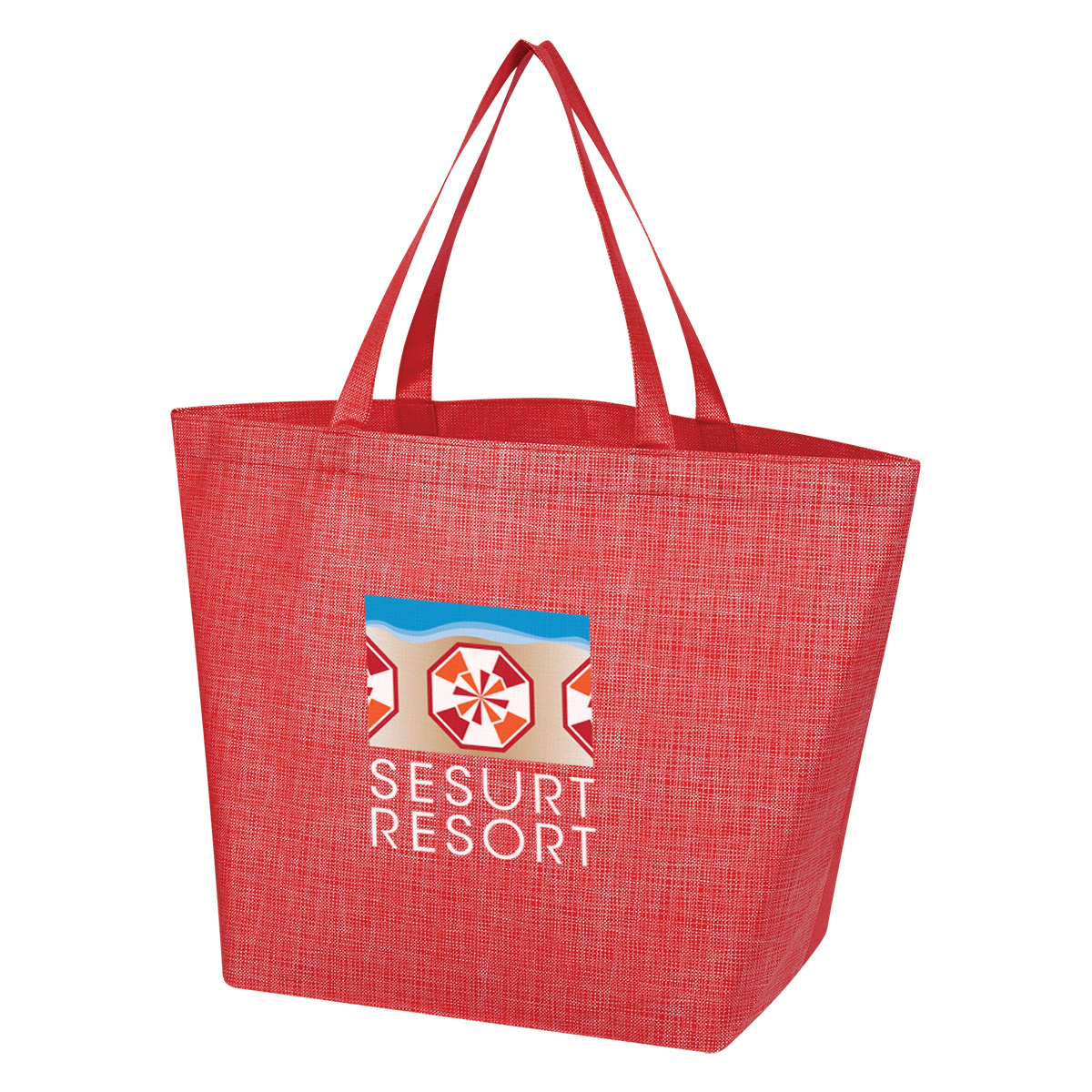 Picture of Crosshatch Non-woven Tote Bag