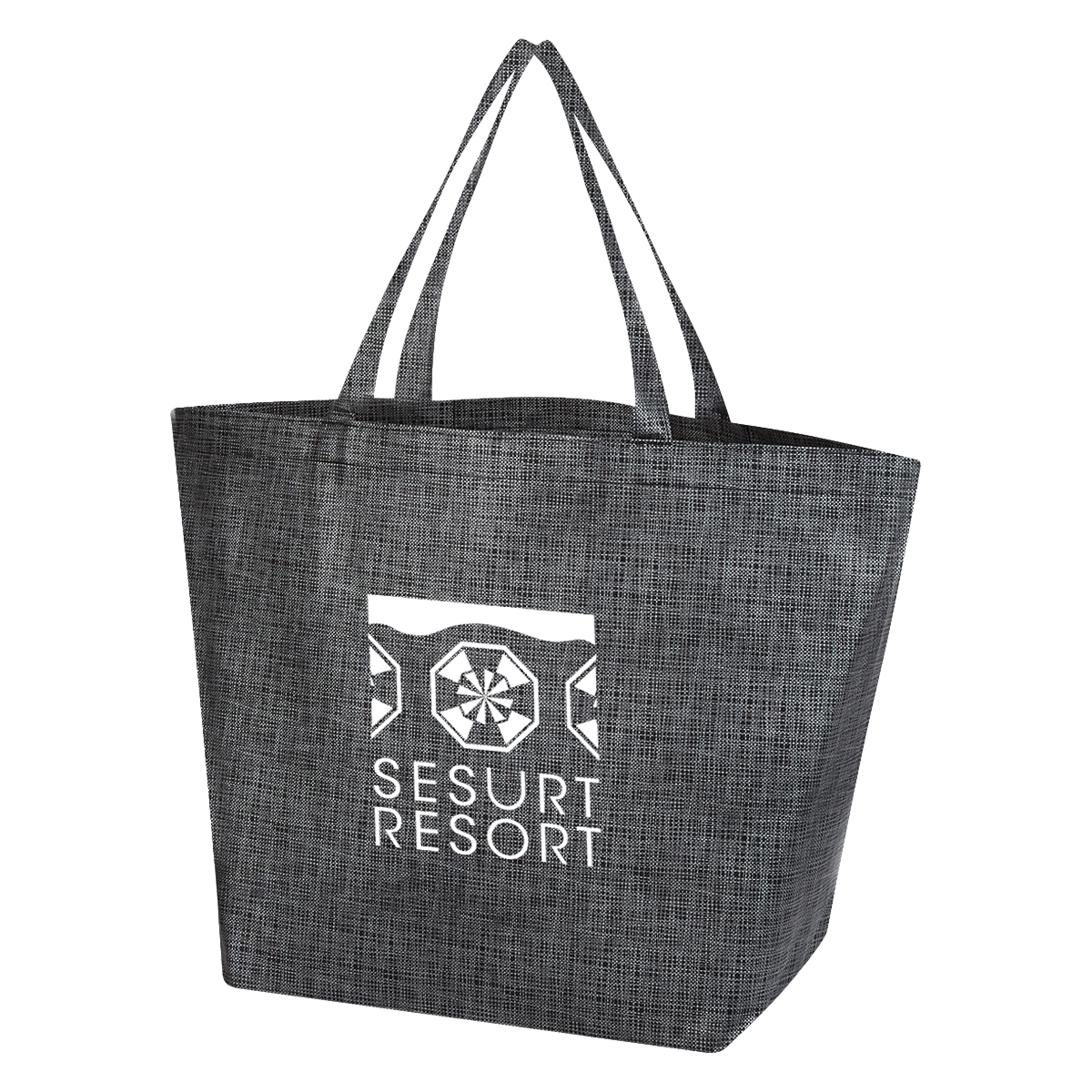 Picture of Crosshatch Non-woven Tote Bag