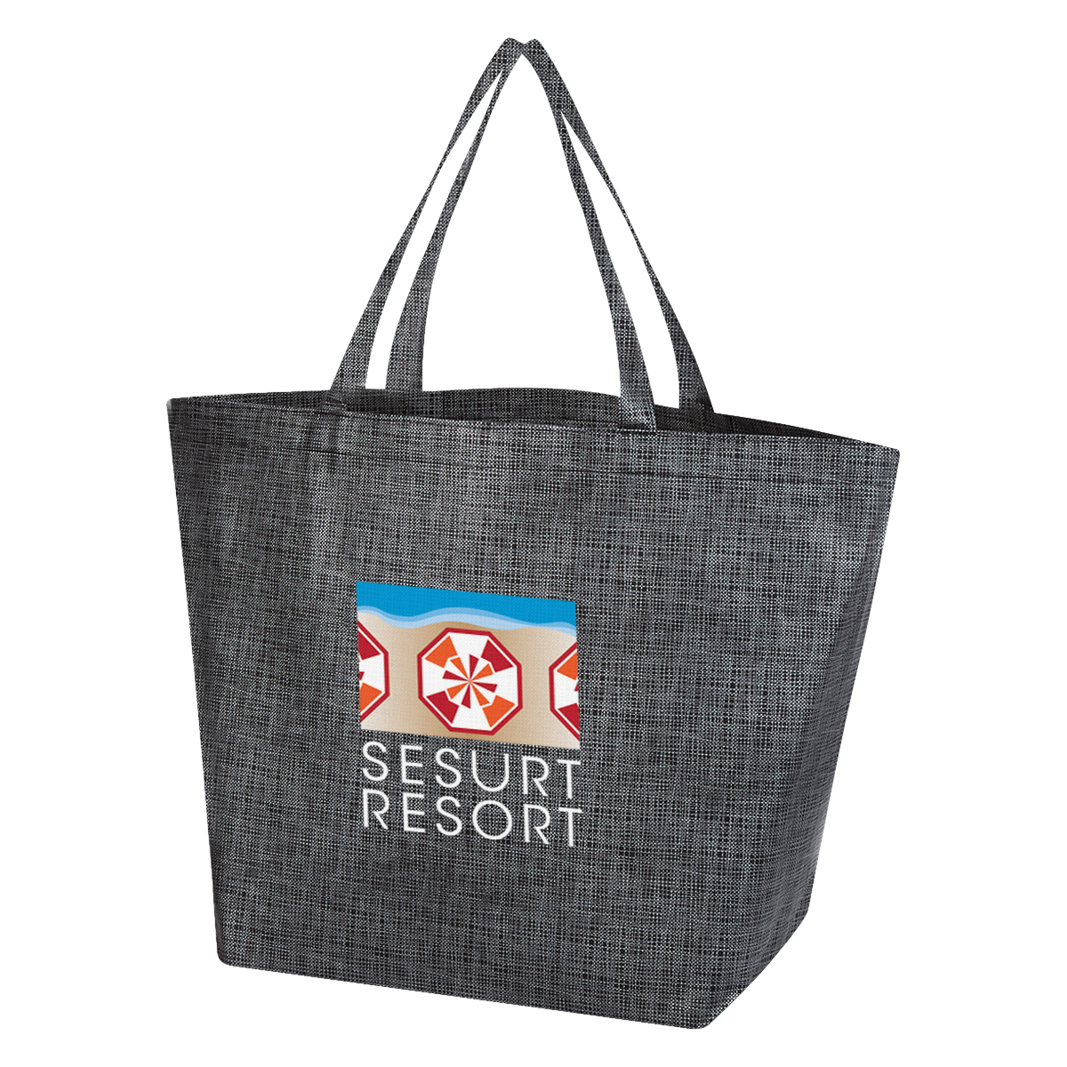 Picture of Crosshatch Non-woven Tote Bag