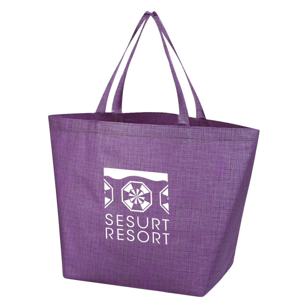 Picture of Crosshatch Non-woven Tote Bag