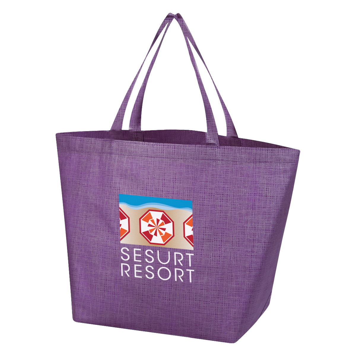 Picture of Crosshatch Non-woven Tote Bag