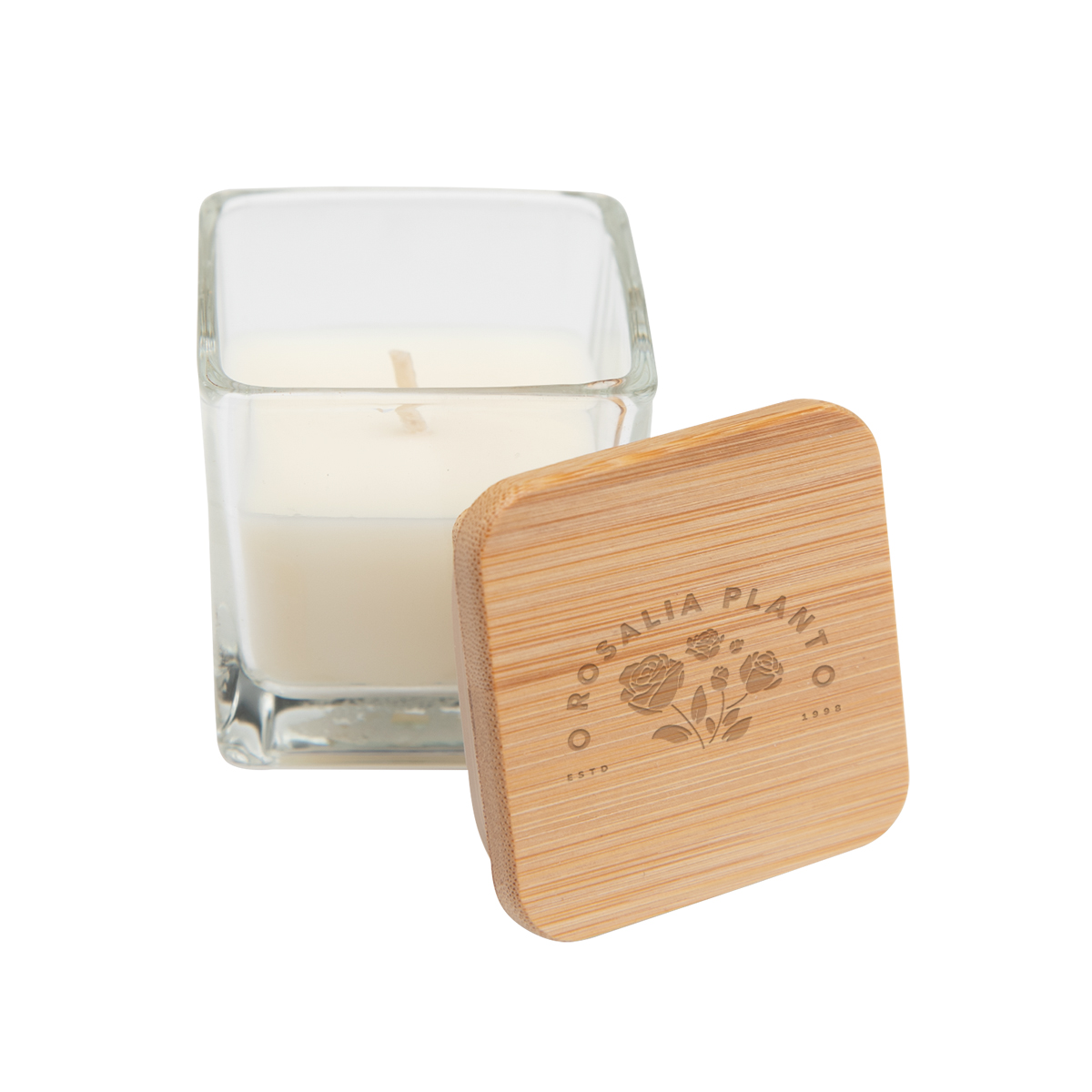 Picture of Mini Candle With Bamboo Lid