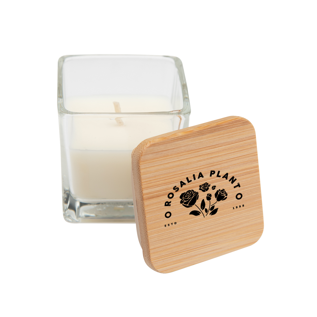 Picture of Mini Candle With Bamboo Lid