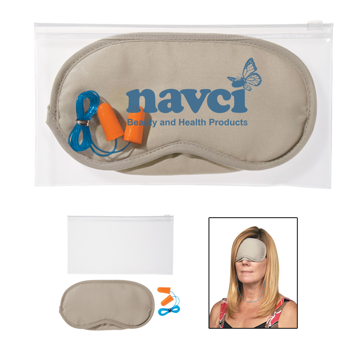 Picture of Ear Plugs And Eye Mask Set