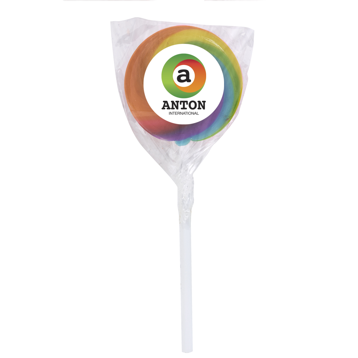 Picture of Swirl Lollipop With Round Label