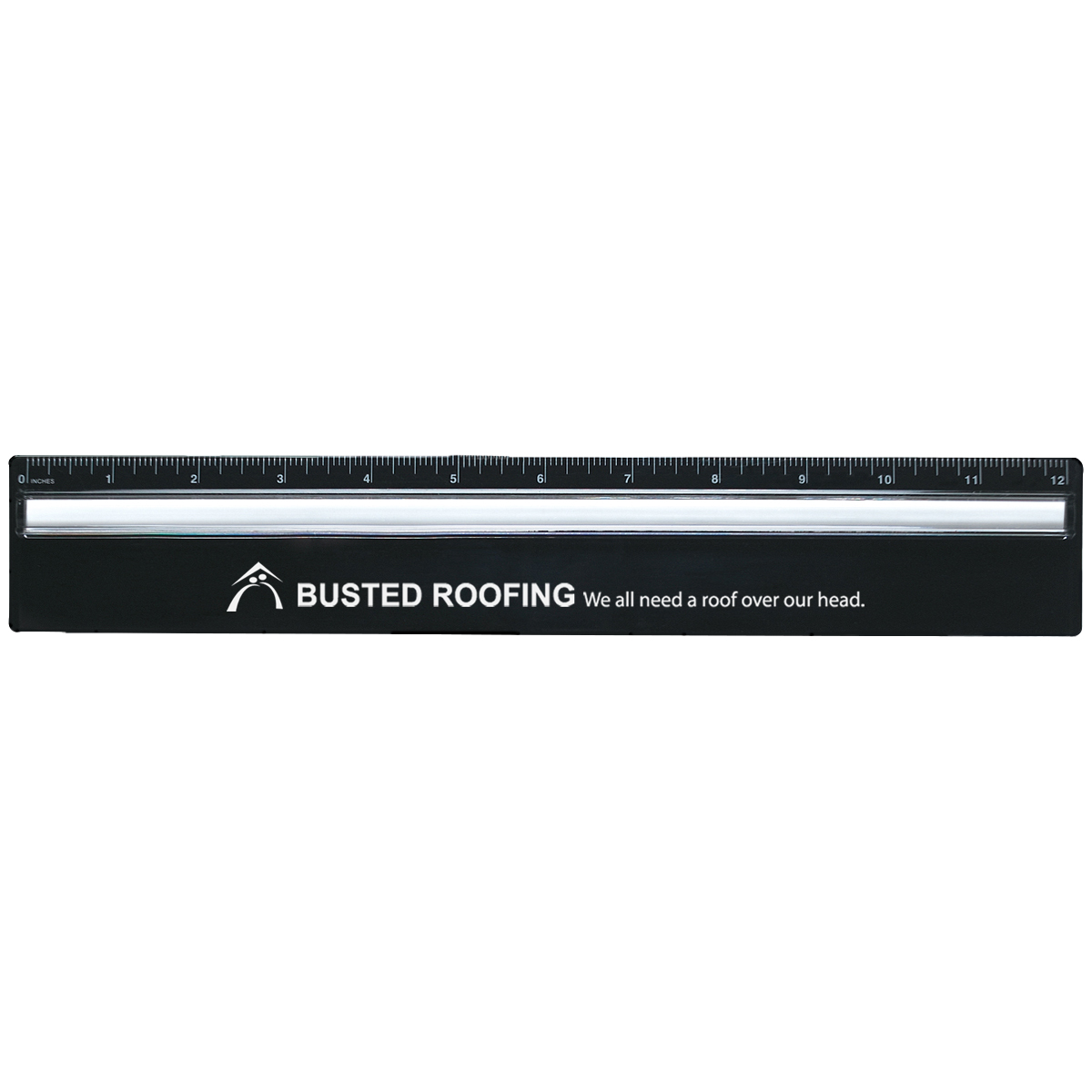 Picture of Plastic 12" Ruler With Magnifying Glass