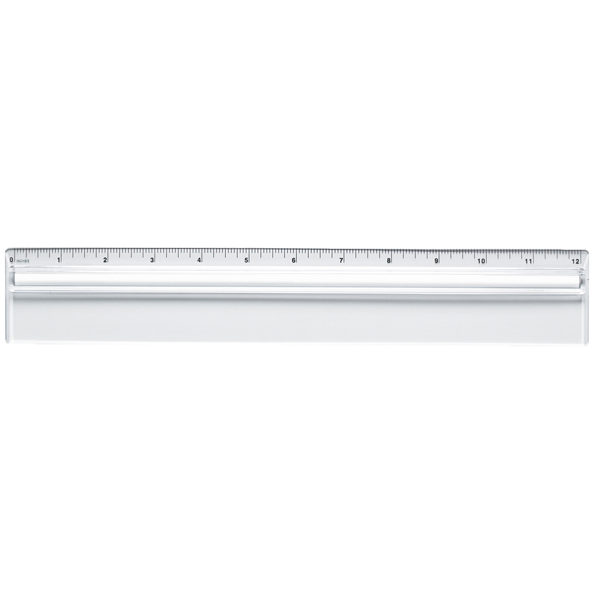 Picture of Plastic 12" Ruler With Magnifying Glass