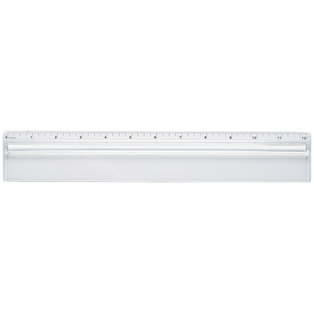 Picture of Plastic 12" Ruler With Magnifying Glass