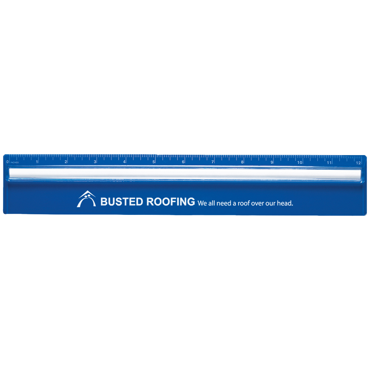 Picture of Plastic 12" Ruler With Magnifying Glass