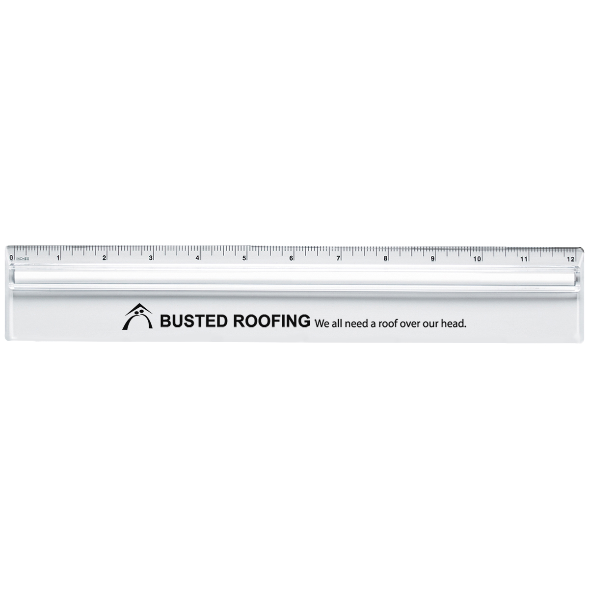 Picture of Plastic 12" Ruler With Magnifying Glass