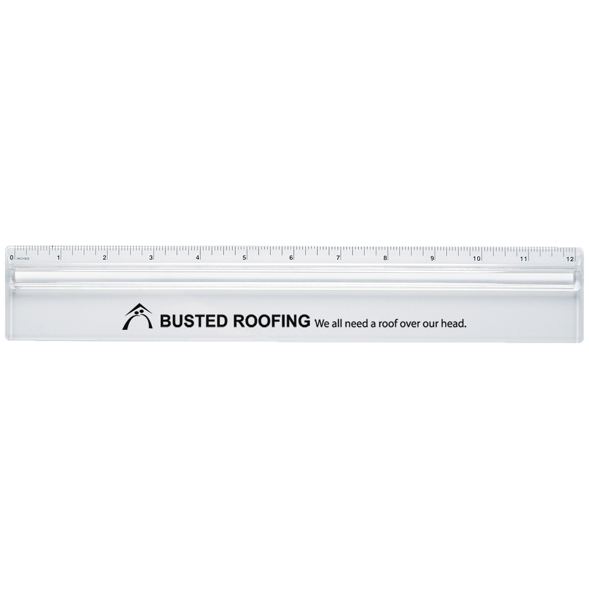 Picture of Plastic 12" Ruler With Magnifying Glass