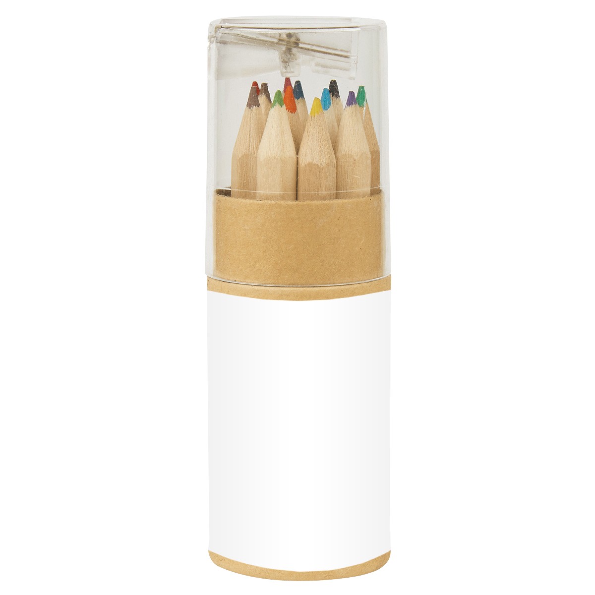 Picture of 12-piece Colored Pencil Set In Tube With Sharpener
