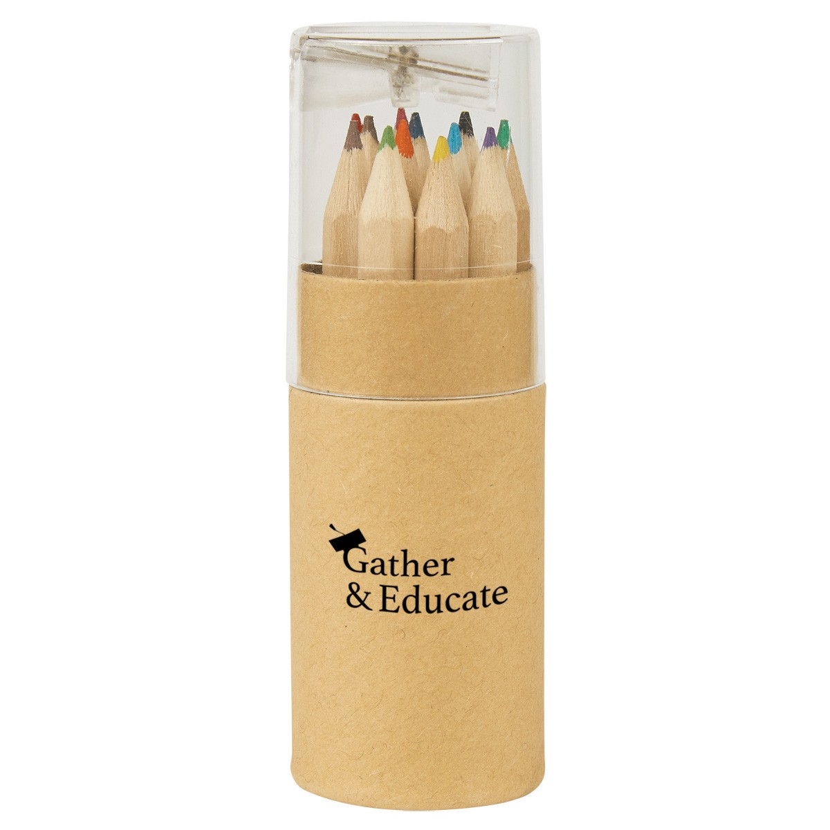 Picture of 12-piece Colored Pencil Set In Tube With Sharpener
