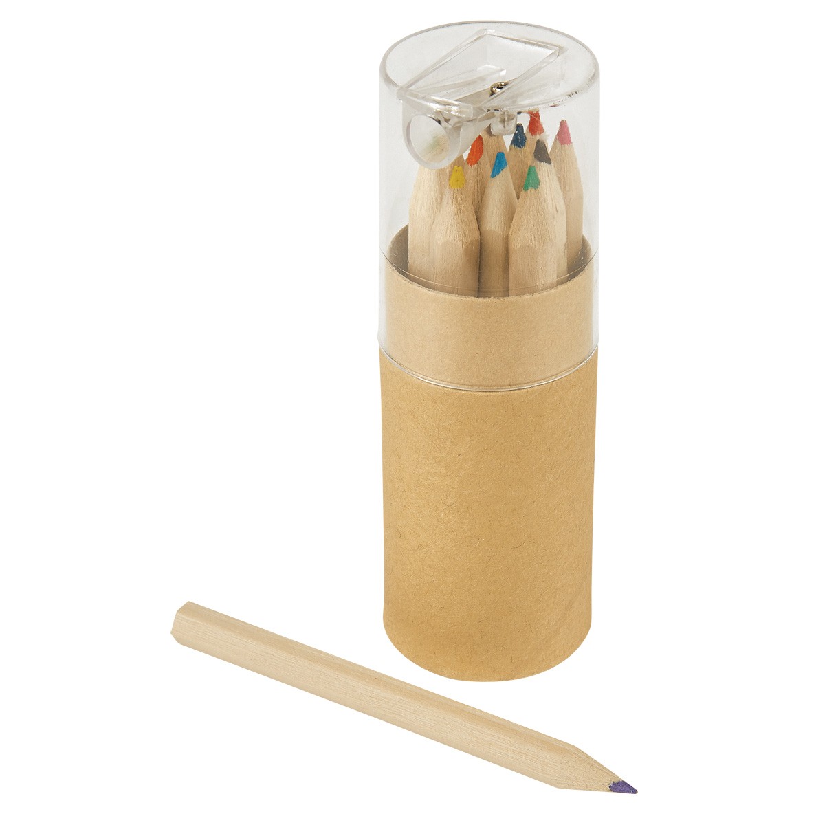 Picture of 12-piece Colored Pencil Set In Tube With Sharpener
