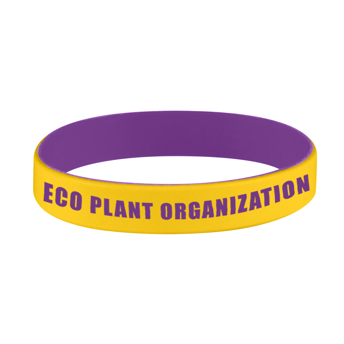 Picture of Colored Letter Silicone Bracelet