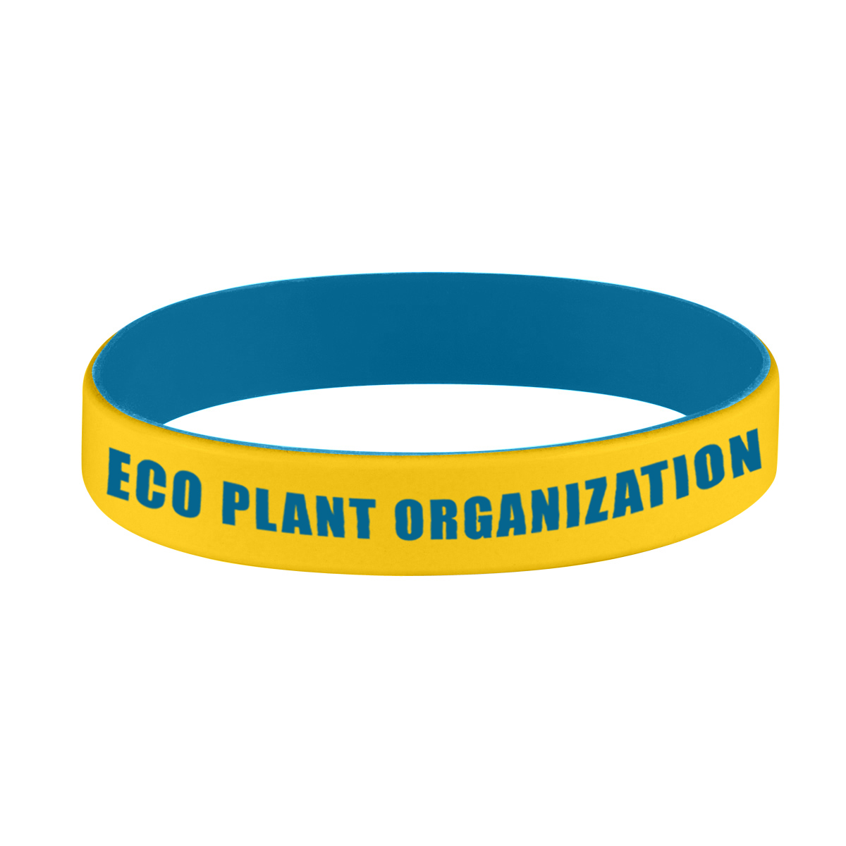 Picture of Colored Letter Silicone Bracelet