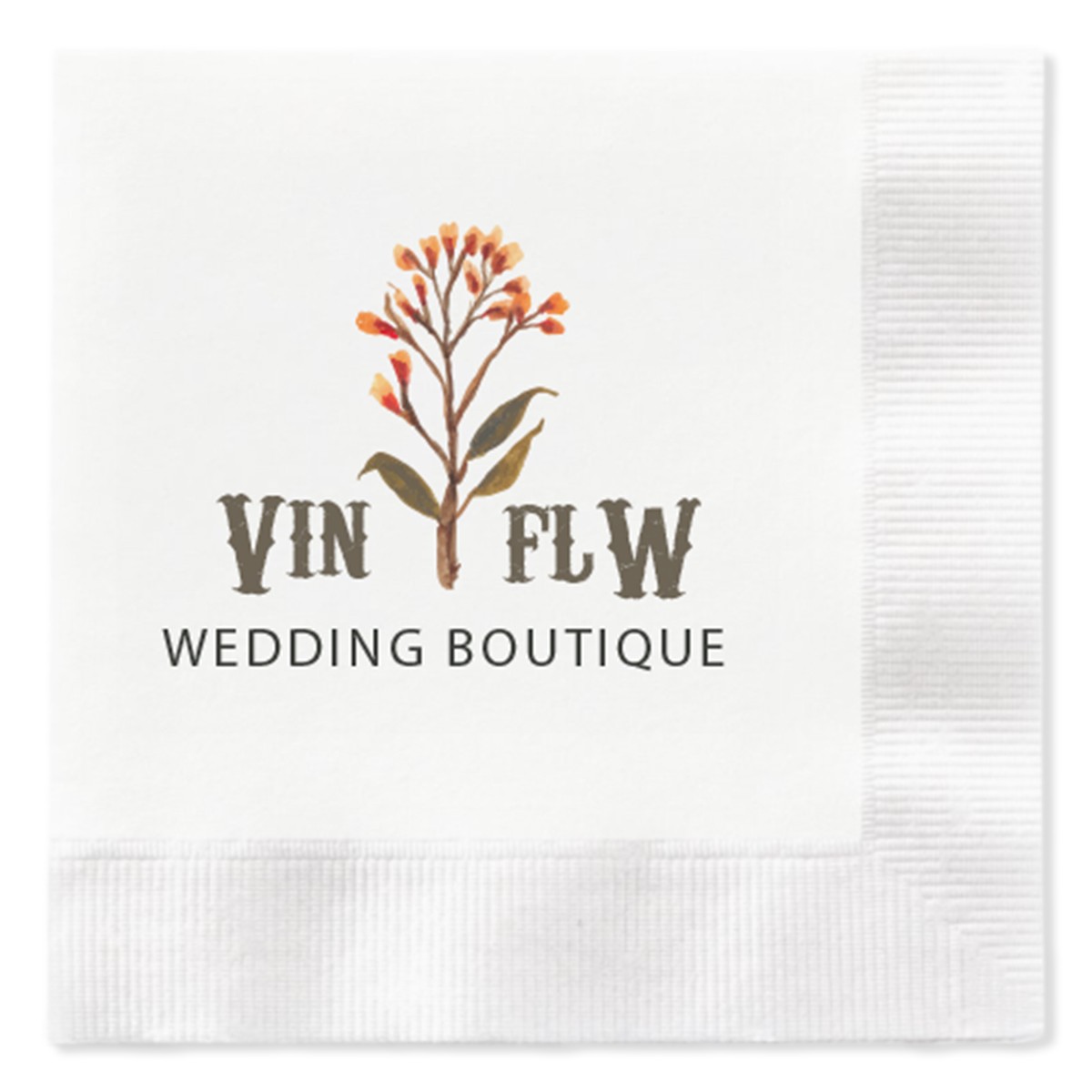 Picture of Full Color 3 Ply Premium Coined Beverage Napkins